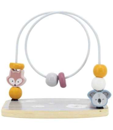 VIGA PolarB деревянная обучающая Монтессори шнуровка-лабиринт