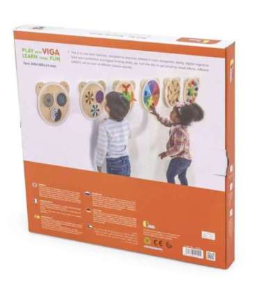 VIGA деревянная доска — вращающиеся точки — сертификат FSC