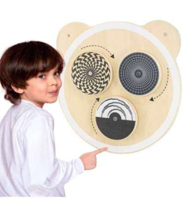 VIGA деревянная доска — вращающиеся точки — сертификат FSC