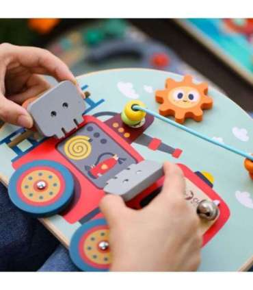 CLASSIC WORLD Многофункциональная развивающая доска 6 в 1 — Пожарная бригада