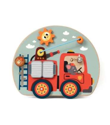 CLASSIC WORLD Многофункциональная развивающая доска 6 в 1 — Пожарная бригада