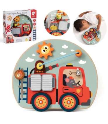 CLASSIC WORLD Многофункциональная развивающая доска 6 в 1 — Пожарная бригада