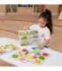 VIGA деревянная головоломка Montessori 2 в 1, фигурки овощей