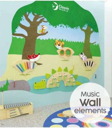 CLASSIC WORLD EDU Muusikaline seinatahvel Tiigrikene