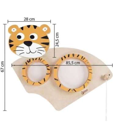 CLASSIC WORLD EDU Muusikaline seinatahvel Tiigrikene