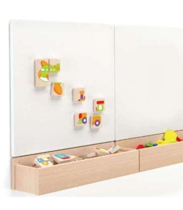 Viga puidust magnetpusle - sõidukid. FSC-sertifikaat