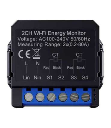 Avatto WiFi WPM16-2 smart bi-directional energy meter