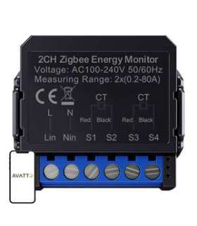 Avatto ZigBee smart bi-directional energy meter ZWPM16-2