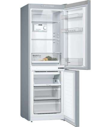 Bosch Serie 2 Refrigerator KGN33NLEB Energy efficiency class E Free standing Combi Height 176 cm No Frost