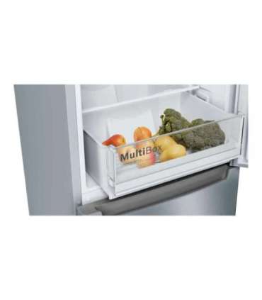 Bosch Serie 2 Refrigerator KGN33NLEB Energy efficiency class E Free standing Combi Height 176 cm No Frost