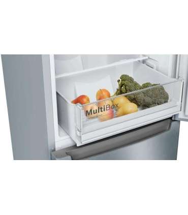 Bosch Serie 2 Refrigerator KGN33NLEB Energy efficiency class E Free standing Combi Height 176 cm No Frost