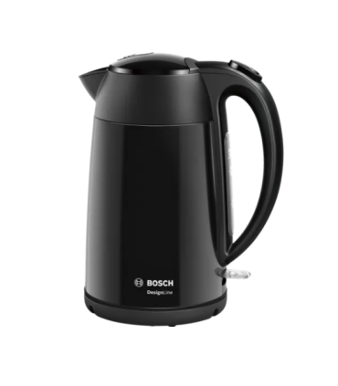 Bosch Kettle DesignLine TWK3P423 Electric 2400 W 1.7 L Stainless steel 360° rotational base Jet black