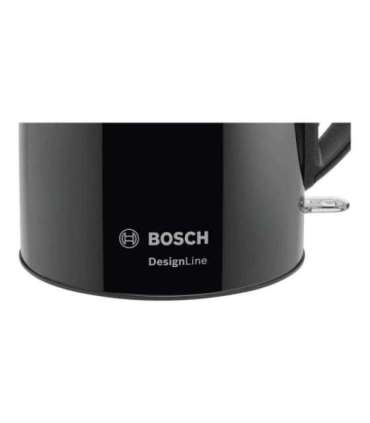 Bosch Kettle DesignLine TWK3P423 Electric 2400 W 1.7 L Stainless steel 360° rotational base Jet black