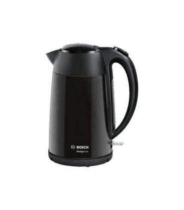 Bosch Kettle DesignLine TWK3P423 Electric 2400 W 1.7 L Stainless steel 360° rotational base Jet black