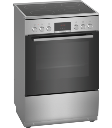 Bosch Cooker HKR39A250U Hob type Vitroceramic Oven type Electric Stainless steel Width 60 cm Electronic