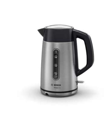 Bosch Kettle DesignLine TWK4P440 Electric 2400 W 1.7 L Stainless steel 360° rotational base Stainless