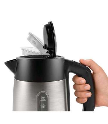 Bosch Kettle DesignLine TWK4P440 Electric 2400 W 1.7 L Stainless steel 360° rotational base Stainless