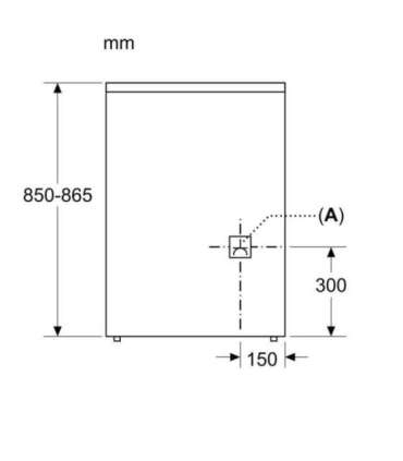 Bosch Cooker HLN39A060U Hob type Induction Oven type Electric Black Width 60 cm Grilling Red LED Depth
