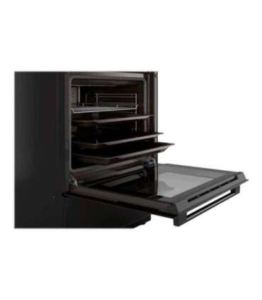 Bosch Cooker HLN39A060U Hob type Induction Oven type Electric Black Width 60 cm Grilling Red LED Depth