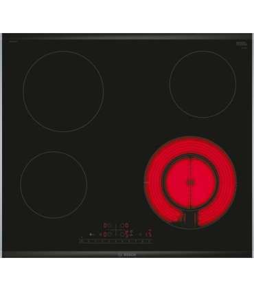 Bosch Hob PKF675FP2E Series 6 Vitroceramic Number of burners/cooking zones 4 DirectSelect Timer Black