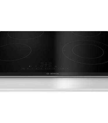 Bosch Hob PKF675FP2E Series 6 Vitroceramic Number of burners/cooking zones 4 DirectSelect Timer Black