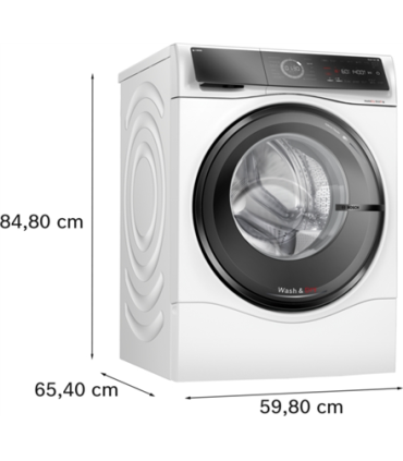 Bosch Washing Machine with Dryer WNC254A0SN Energy efficiency class D Front loading Washing capacity 10.5 kg |