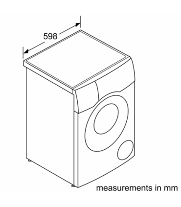 Bosch Washing Machine with Dryer WNC254A0SN Energy efficiency class D Front loading Washing capacity 10.5 kg |