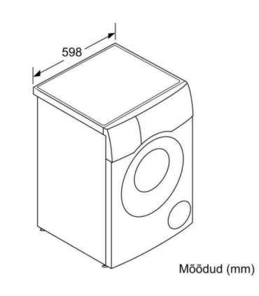 Kuivatiga pesumasin Bosch WNC254ARSN
