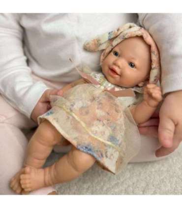 WOOPIE ROYAL Lalka Bobas 24 cm w Sukience i Czapeczce Króliczka