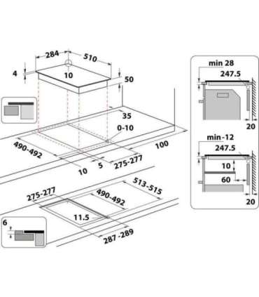 Induktsioonplaat Whirlpool WSQ0530N