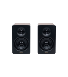 Edifier M60 Compact Desktop 2.0 Speakers, Classic Oak