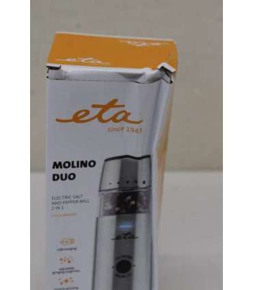SALE OUT. ETA Spice grinder ETA192890000 Grinder Housing material Stainless steel DAMAGED PACKAGING