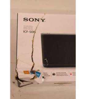 SALE OUT. Sony ICF506.CED portable radio Sony Analog Radio ICF-506 5 W Black DAMAGED PACKAGING