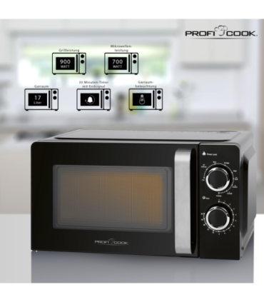 Mikrolaineahi ProfiCook MWG1208 must