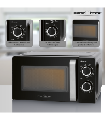 Mikrolaineahi ProfiCook MWG1208 must