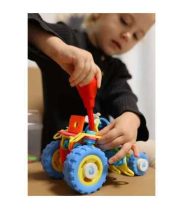 WOOPIE 6-ühes STEM ehitusklotside sõidukite komplekt