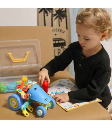 WOOPIE 6-ühes STEM ehitusklotside sõidukite komplekt