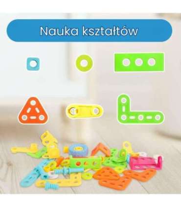 WOOPIE 6-ühes STEM ehitusklotside sõidukite komplekt