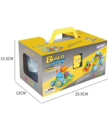 WOOPIE 6-ühes STEM ehitusklotside sõidukite komplekt