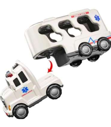 WOOPIE эвакуатор, набор из 5 машин - скорая помощь