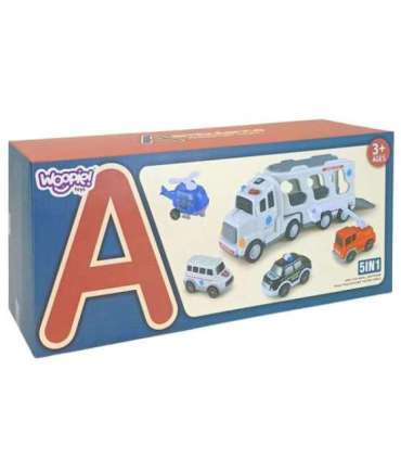 WOOPIE эвакуатор, набор из 5 машин - скорая помощь