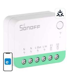 Sonoff MINIR4M Matter smart WiFi mini switch (HomeKit, SmartThings, Home Assistant).