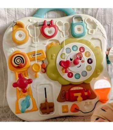 WOOPIE Tablica Montessori Manipulacyjna Sensoryczna Interaktywna dla Malucha