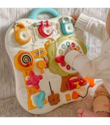 WOOPIE Tablica Montessori Manipulacyjna Sensoryczna Interaktywna dla Malucha