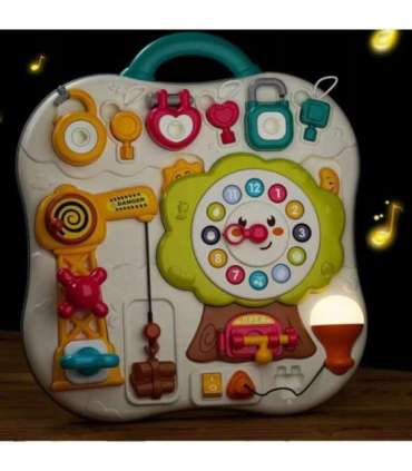 WOOPIE Tablica Montessori Manipulacyjna Sensoryczna Interaktywna dla Malucha