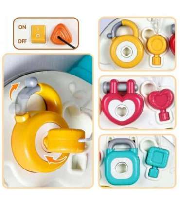 WOOPIE Tablica Montessori Manipulacyjna Sensoryczna Interaktywna dla Malucha