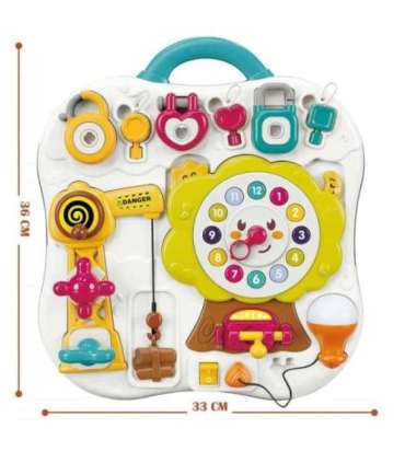 WOOPIE Tablica Montessori Manipulacyjna Sensoryczna Interaktywna dla Malucha