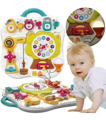 WOOPIE Tablica Montessori Manipulacyjna Sensoryczna Interaktywna dla Malucha