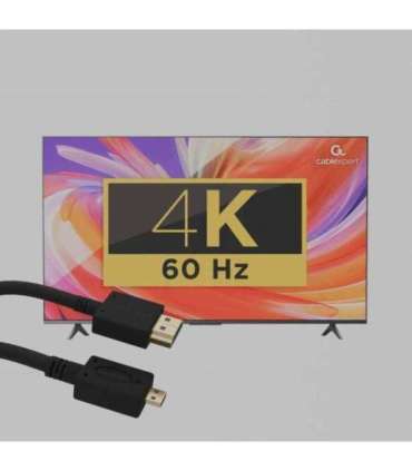 CABLE HDMI-MICRO HDMI 4.5M/V.2.0 BLK CC-HDMID-15 GEMBIRD