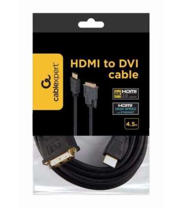 CABLE HDMI-DVI 5M/CC-HDMI-DVI-15 GEMBIRD